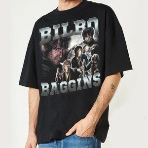 Bilbo Baggins Hobbit Vintage T Shirt, Bilbo Baggins 90s Graphic Tee, Hobbit Vint